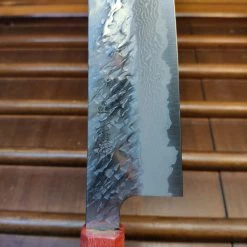 H&K Nigara Hamono 210mm Gyuto VG10 Suminagashi Tsuchime Maple