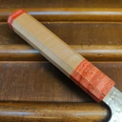 H&K Nigara Hamono 210mm Kiritsuke Gyuto VG10 Suminagashi Tsuchime Maple