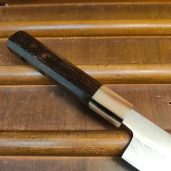 H&K Yoshikazu Tanaka 240mm Sujihiki Shirogami 1 Damascus Ebony