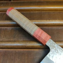 H&K Nigara Hamono 240mm Kiritsuke Gyuto VG10 Suminagashi Tsuchime Maple