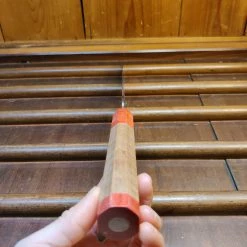 H&K Nigara Hamono 240mm Kiritsuke Gyuto VG10 Suminagashi Tsuchime Maple