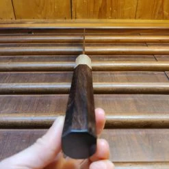 H&K Hashimoto 240mm Gyuto Abura Honyaki'Omodaka Metal Flow' Ebony Blond Horn