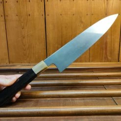H&K Hashimoto 240mm Gyuto Abura Honyaki'Omodaka Metal Flow' Ebony Blond Horn
