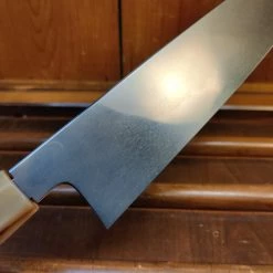 H&K Hashimoto 240mm Gyuto Abura Honyaki'Omodaka Metal Flow' Ebony Blond Horn