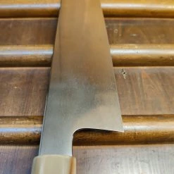 H&K Hashimoto 240mm Gyuto Abura Honyaki'Omodaka Metal Flow' Ebony Blond Horn