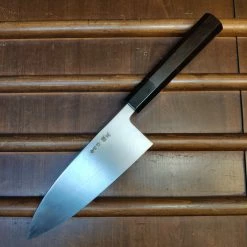 H&K Nakagawa Hatsukokoro 165mm Deba Ginsanko Stainless Ebony Black Buffalo Horn