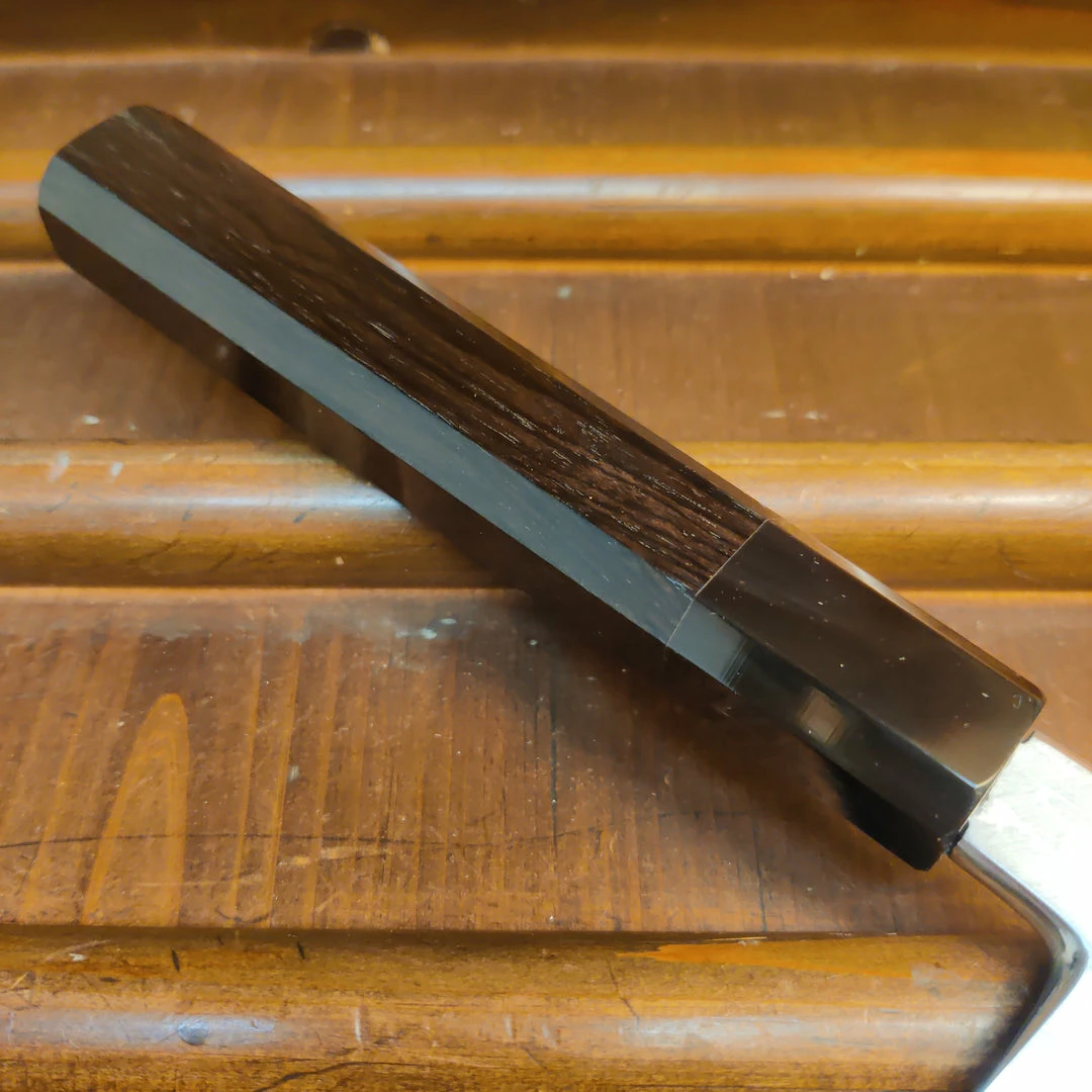 H&K Nakagawa Hatsukokoro 300mm Yanagi Aogami 1 Damascus Ebony White Buffalo Horn