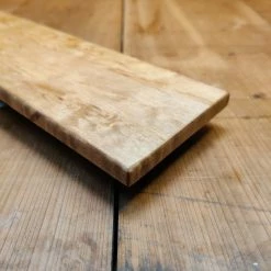 Knife En Place Heritage Karelian Birch Burl With Dyed Curly Maple - 17.875x2.875