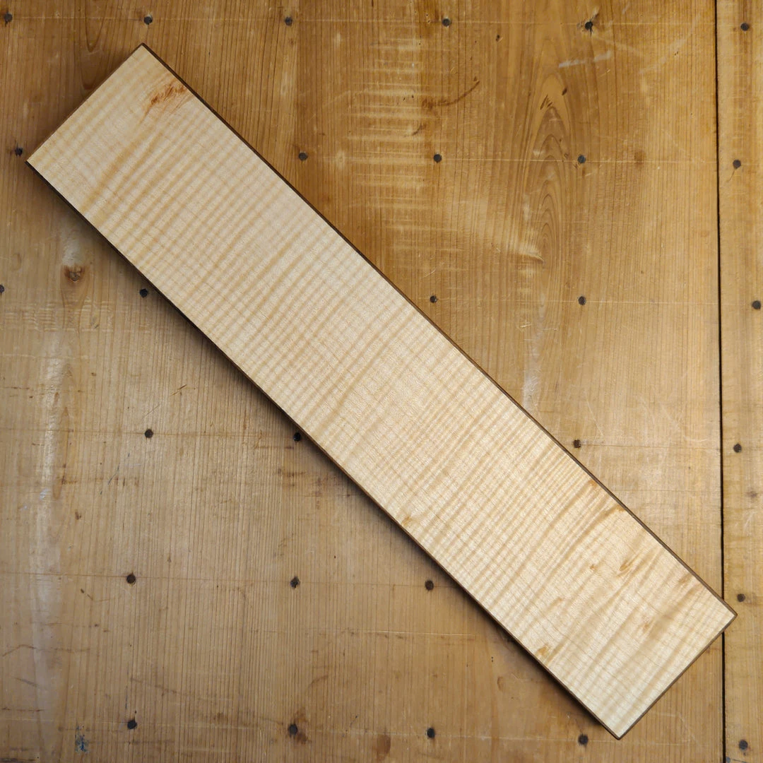 Kitchen Tools Knife En Place Heritage Fiddleback Curly Maple With Walnut Accent - 15.125x3.125"