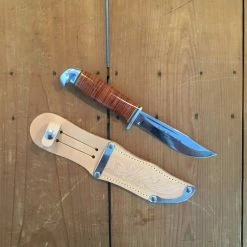 Iisakki Jarvenpaa 'Partio' Scout Knife 120mm Carbon Steel Puukko