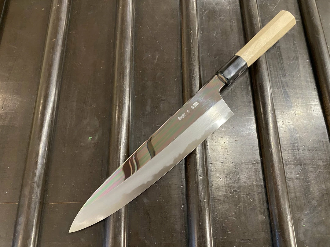 Sakai Kikumori 'Choyo' 240mm Gyuto - Aogami 1 - W/ Saya
