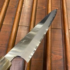 Hitohira Togashi 270mm Sujihiki Stainless Clad Shirogami 1 Taihei Ebony Handle