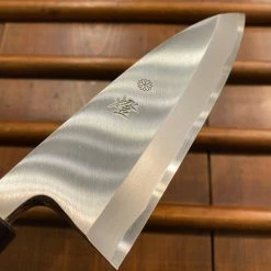 Sakai Kikumori Tomoshibi 150mm Deba Shirogami #2
