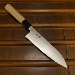 Ashi Hamono 180mm Santoku Swedish Stainless Ho Wood Horn Handle W Saya