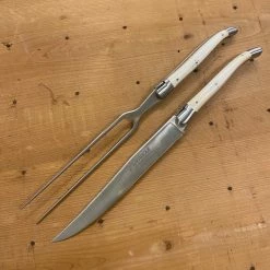 Fontenille Pataud 'Laguiole' Carving Set - Bone