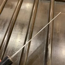 Hitohira GR 165mm Nakiri Iron Clad Aogami 2 Damascus