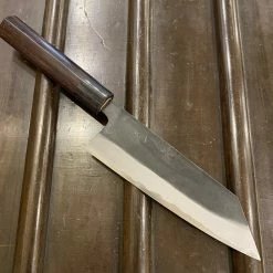 Hitohira MS 170mm Bunka Iron Clad Shirogami #2 Kurouchi Rosewood