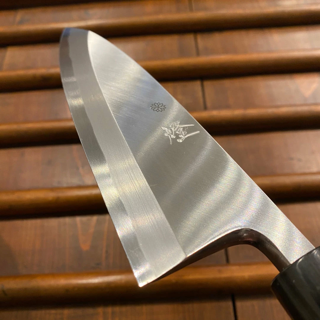 Sakai Kikumori Tomoshibi 165mm LEFTY Deba Shirogami #2
