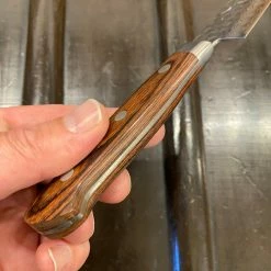 Hitohira HG 140mm Petty Stainless Tsuchime Damascus