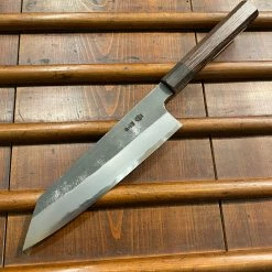 Hitohira Togashi 210mm Kiritsuke Gyuto Shirogami 2 Kurouchi Tagayasan Handle