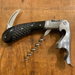 Fontenille Pataud Laguiole Magnum Carved Pinned Buffalo Horn Tip Sommelier