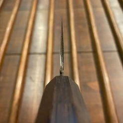 Hitohira Togashi 180mm Bunka Shirogami 2 Kurouchi Tagayasan Handle