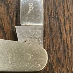 Bernal Cutlery Robeson Shuredge 3” Pen Stainless Blade Nickel Scales 1922-38 The Vault