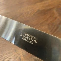 J Adams 6” Utility Knife Carbon Steel Palisander / Brass