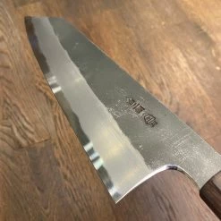 Hitohira Togashi 240mm Kiritsuke Gyuto Shirogami 2 Kurouchi Tagayasan Handle