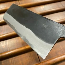 Hitohira MS 165mm Nakiri Iron Clad Aogami #2 Kurouchi Rosewood