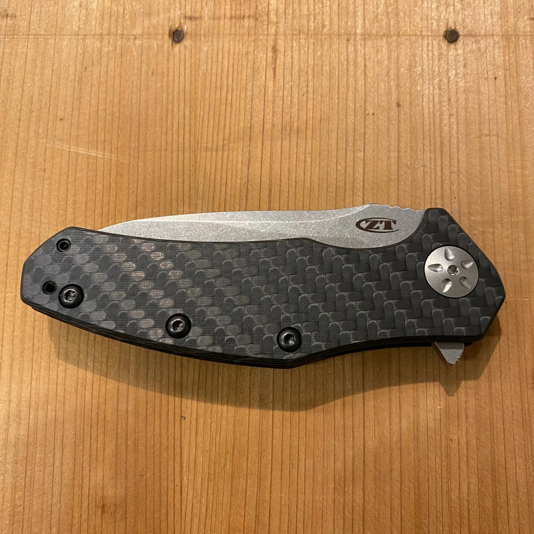 Zero Tolerance Knives Zero Tolerance 0770CF Assist Carbon Fiber - Flipper Liner Lock