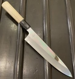 Sakai Kikumori 'Choyo' 210mm Gyuto - Aogami 1 - W/ Saya