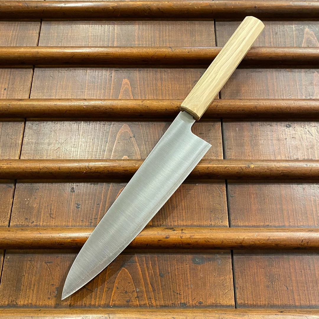 Konosuke Sanjo GS+ 210mm Gyuto SLD / Khii Chestnut W Saya