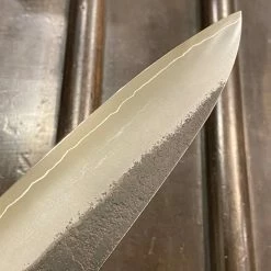 Konosuke Madei ‘Sumiiro’ 240mm Gyuto SLD Kurouchi Nashiji - By Nihei W/ Saya