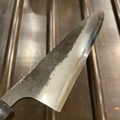 Konosuke Madei ‘Sumiiro’ 240mm Gyuto SLD Kurouchi Nashiji - By Nihei W/ Saya