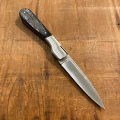 Fontenille Pataud Sperone 12cm Black Ram Horn Lockback
