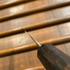 Waiting Room Takada No Hamono 150mm Petty Blue 2 Iron Clad Octagonal Tagayasan & Ebony Handle - On Order