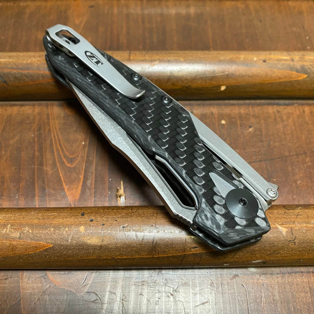 Zero Tolerance Knives Zero Tolerance 0990 KVT Carbon Fiber Steel Frame - Flipper Liner Lock