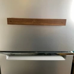 WooDsom 16" Refrigerator Mounted Magnetic Strip - Walnut Kitchen Tools
