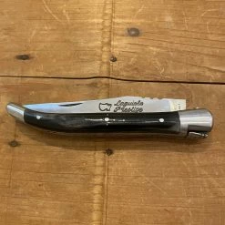 Au Sabot 12cm Laguiole Stainless Steel 2 Stainless Bolsters Pocket Knife Horn