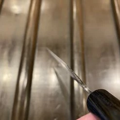 Hitohira GR 135mm Petty Iron Clad Aogami 2 Damascus