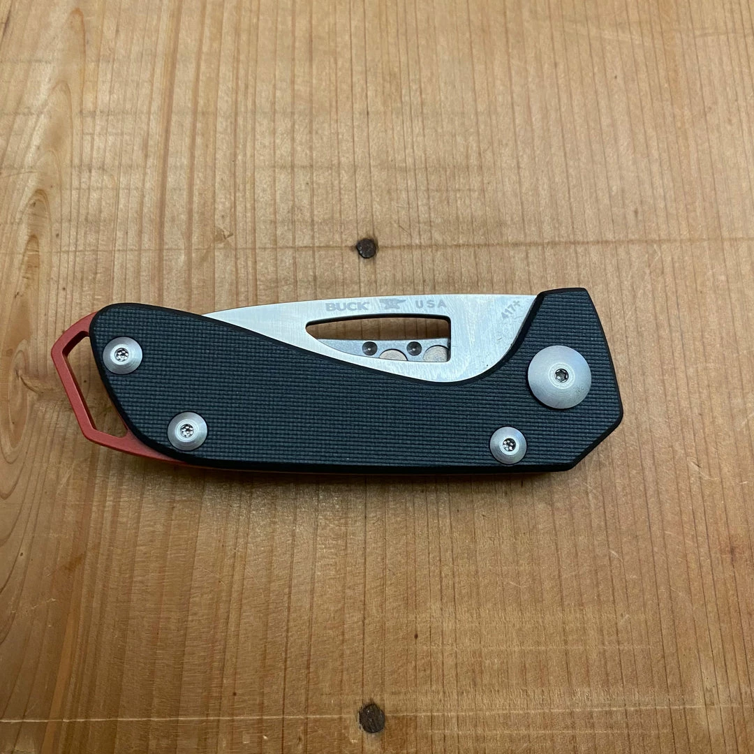 Buck Knives Buck 417 Budgie Frame Lock - Black G10