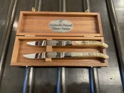 Fontenille Pataud 'Laguiole Steak' - Ram Horn - Set Of 2