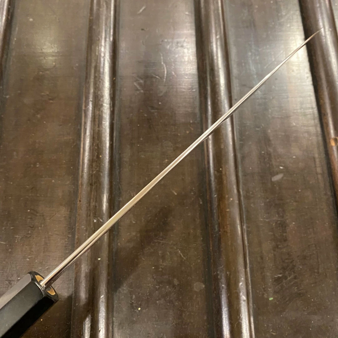 Takada No Hamono 210mm Gyuto Shirogami 2 Suiboku Finish Iron Clad Octagonal Ho & Horn Handle - On Order Waiting Room