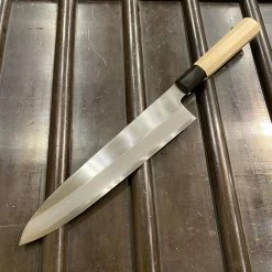 Hitohira Kikuchiyo Ren 240mm Gyuto Shirogami 2