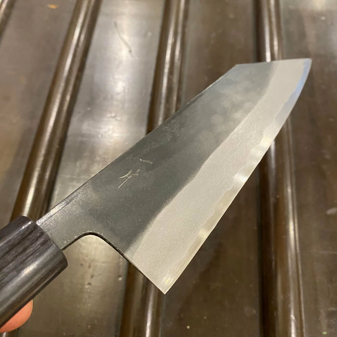 Hitohira MS 170mm Bunka Iron Clad Shirogami #2 Kurouchi Rosewood