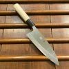Sakai Kikumori Tomoshibi 165mm Deba Shirogami #2