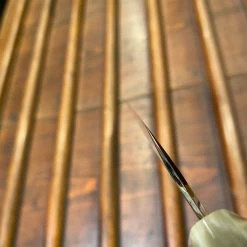 Hitohira Togashi 270mm Sujihiki Stainless Clad Shirogami 1 Taihei Ebony Handle