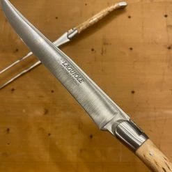 Fontenille Pataud 'Laguiole' Carving Set - Curly Birch