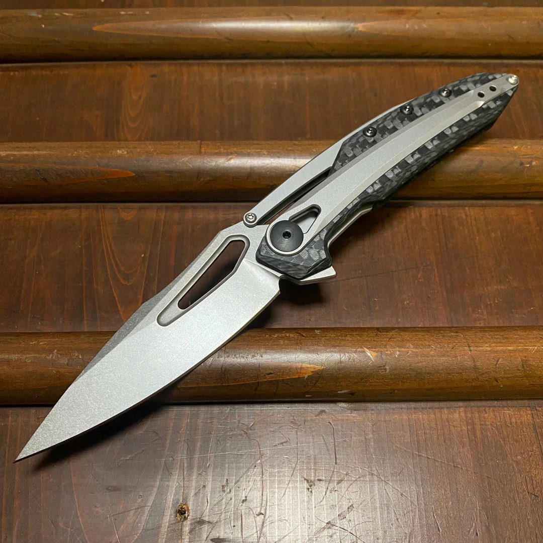 Zero Tolerance Knives Zero Tolerance 0990 KVT Carbon Fiber Steel Frame - Flipper Liner Lock